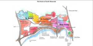 Map of North Wearside - Lesley Jones